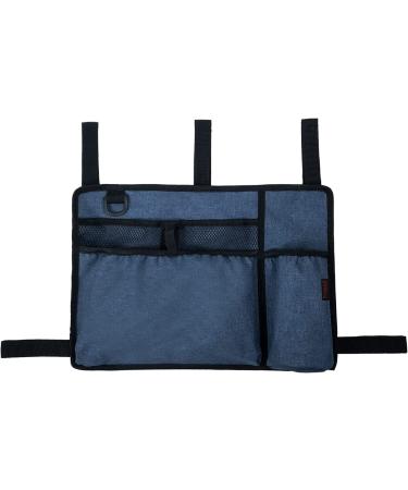 BVMAG Walker Bag Pouch Basket with Cup Holder - Waterproof Hand-Free Storage for Rollator Accessories - Blue - Buy Online on GoSupps.com