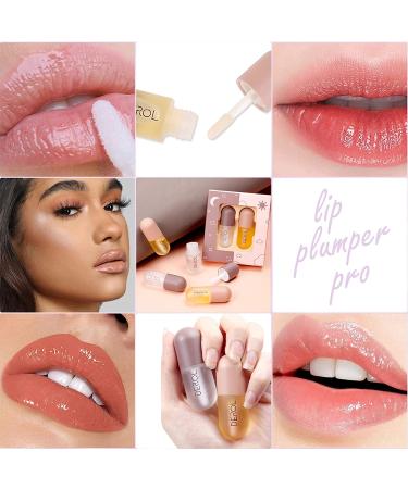 Derol Lip Plumper Oil - Natural Lip Care Essence for Plump, Moisturized Lips (Pink) - Buy Online on GoSupps.com
