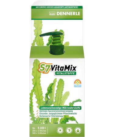 Dennerle 4465 S7 Vita Mix for Aquarium Plants - 250 ml | Vital Substances for Thriving Aquatic Vegetation - International Shipping Available - Buy Online on GoSupps.com