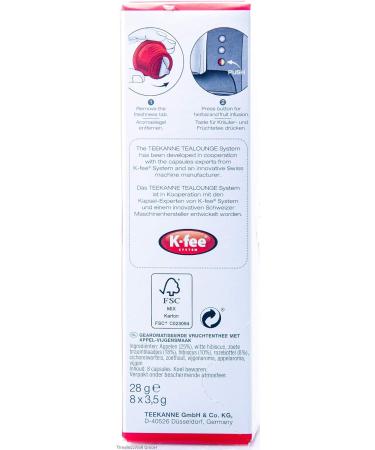  Tealounge Sweet Apple No. 821 Teapot with 3 x 8 capsules - Buy Online on GoSupps.com