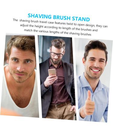 Minkissy 6-Pcs Travel Brush Set - Portable Hairbrush & Shaving Brush Organizer for Salon & Men s Grooming - Compact Storage Box - Buy Online on GoSupps.com