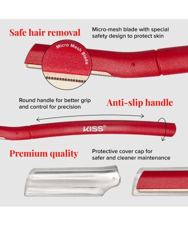 Kiss New York Eyebrow Razor Trimmer for Men & Women - 5 Count - Buy Online on GoSupps.com