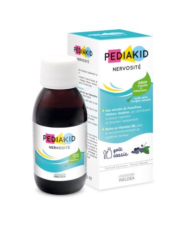 PEDIAKID - Nervousness Syrup - Natural Food Supplement - Exclusive Agave Syrup Formula - Promotes Soothing - Reduces Agitatio