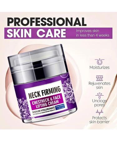 Face & Neck Tightening Cream Neck Cream For Wrinkles & Fine Lines Moisturizer with Collagen and Hyaluronic Acid - Buy Online on GoSupps.com