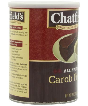 Chatfields Carob Powder 16oz - Pack of 3 | Pure Carob Cocoa Substitute - Buy Online on GoSupps.com
