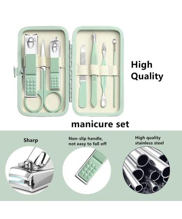 High-Quality Manicure Set for Men & Women - Portable Nail Care Kit with Travel Case | Perfect Gift for Grooming & Parties - Buy Online on GoSupps.com