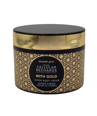 ELIZABETH GRANT CAVIAR Cellular Recharge Super Body Cream with Gold (400ml) with caviar extract torricelumn and gold 400 ml (1 pack)