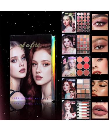 Face Palette 48 Colours Matte Eyeshadow Palette Highlighter Blush Lipstick For Women Brides Daily Work Party Travel Birthday Wedding Sitting - Buy Online on GoSupps.com