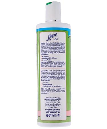 Lemisol Feminine Wash Daily Cleanser 16 FL Oz - Hypoallergenic Formula - Buy Online on GoSupps.com
