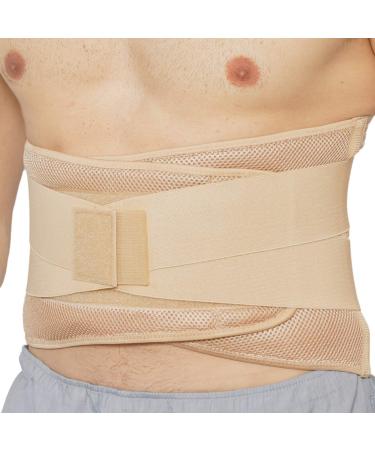 Neotech Care Adjustable Compression Back Brace Lumbar Support Belt Beige Size XXXL XXXL Beige