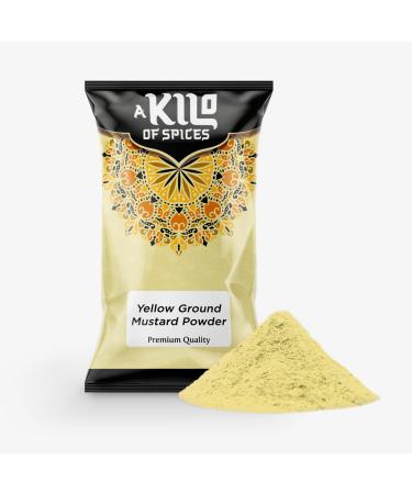 A Kilo Of Spices | Pure Ground Mustard Powder Made from Yellow Mustard Seeds Fresh UK Groceries No Additives Gently Dried and Ground Mustard Seed | Dried Mustard Seed Powder 1 Kg 1kg - Buy Online on GoSupps.com