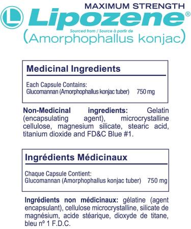 Lipozene Mega Bottle - Weight Management Supplement - Appetite Suppressant 120 Capsules - Buy Online on GoSupps.com