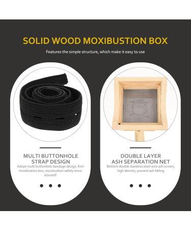 Hemoton Moxa Stick Holder & Moxibustion Box - Moxa Healing Box & Burner Tool for Effective Bug Therapy - Buy Online on GoSupps.com