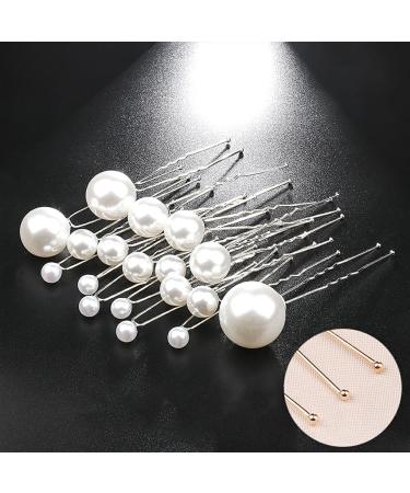 Nilioyul 18x Easy To Wear Hair Accessories For Festival Celebration Any Hairstyle Metal Clip Hair Hairpins Exquisite Lightweight silver needle - Buy Online on GoSupps.com