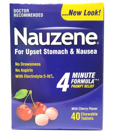 Nauzene Chew Tabs Size 40ct - Pack of 1