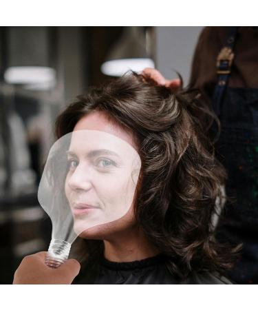 TOVINANNA Hairspray Mask Clear Barber Salon Faces Shield Plastic Hairdressing Haircut Faces Mask Eyes Protector Cover - Buy Online on GoSupps.com