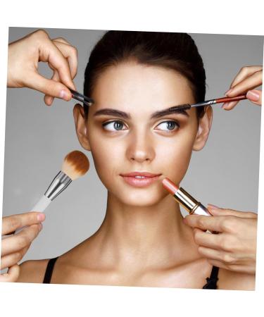 Housoutil Makeup Brush Foundation Brush Blending Makeup Foundation Empty Bottle Powder Brush Concealers Brush Blush Brush Tool Miss Wooden Handle White Fluffy - Buy Online on GoSupps.com