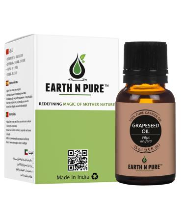 Earth N Pure Essential Oils (Grapeseed Oil_15 ml)