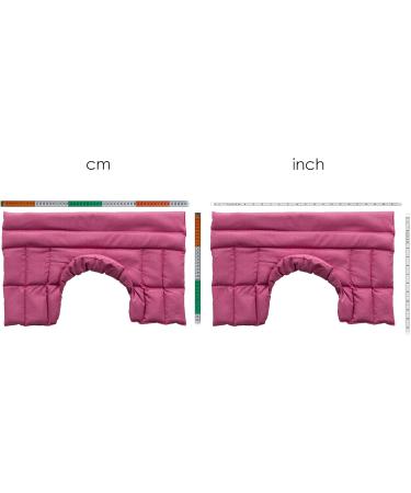 Premium Grape Seed Shoulder & Neck Pillow - Heat & Cold Therapy Collar (Pink) - Buy Online on GoSupps.com