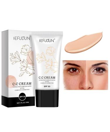 NIFEISHI CC Cream 2 Pack - SPF 50 Color Correcting Foundation for Mature Skin - Face & Body Super Active Formula - Buy Online on GoSupps.com