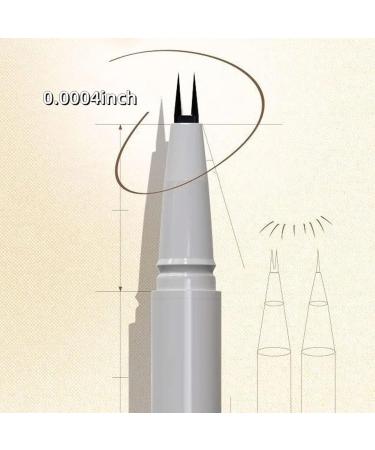 Double Tip Lower Eyelash Pencil Long Lasting Waterproof Liquid Eyeliner Two-Claw Bottom Lashes Pencil 0.01MM Waterproof Anti-Smudge (1*Brown) - Buy Online on GoSupps.com
