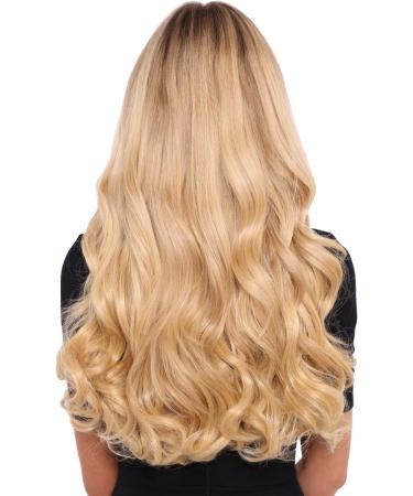 Lullabellz Super Thick Curly Clip In Hair Extensions 5-Piece 22-Inch Length Light Golden Blonde - Buy Online on GoSupps.com