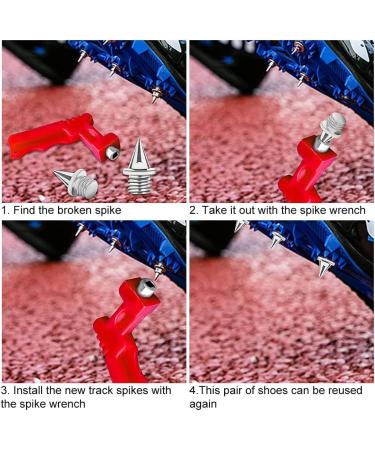Helweet Track Spikes Replacement Nails - 30 Pack 7mm Dorn Spikes for Athletics | Durable & Reliable Performance - Buy Online on GoSupps.com