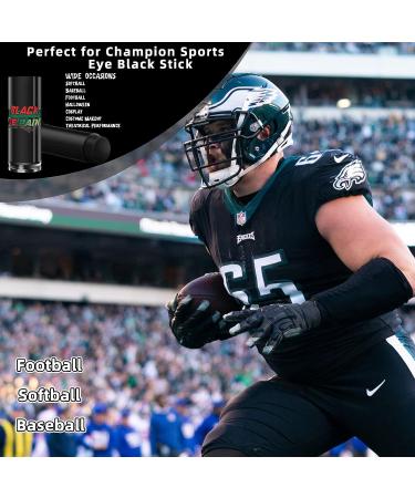 Eye Black Baseball Kits | Face & Body Paint Sticks for Athletes | Halloween SFX Makeup | 6PCS Black - Buy Online on GoSupps.com