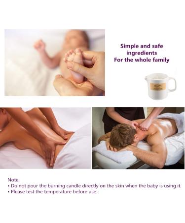 MELONY Soy Massage Oil Candle | Honeysuckle Galbanum | 2.82 OZ | Nourishing Skin Treatment with Almond Shea & Cocoa Butter | Ideal for Massage & Moisture - Buy Online on GoSupps.com