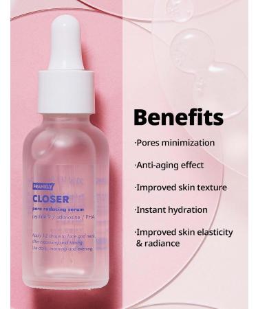 Frankly Pore Care Set: Anti-Aging Closer Serum & AHA Toner | Pore Minimizing Duo with Glycolic Acid & Peptides for Radiant Skin - Buy Online on GoSupps.com