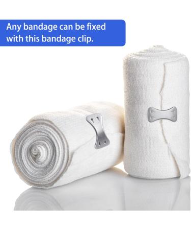 Aluminum Bandage Wrap Clips - Secure Fastener for Elastic Bandages (Pack of 50) - Buy Online on GoSupps.com