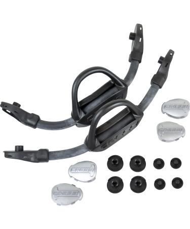 Cressi EBS Fins Official and Genuine Replacement Straps - Couple for Adjustable Fins Extended Fit (M/L - L/XL) Reaction/ Frog Plus