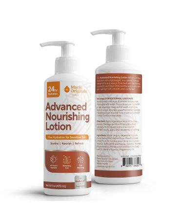 Marie Originals Advanced Nourishing Lotion Daily Moisturizer for Dry & Sensitive Skin Lightweight Fast-Absorbing Hydrating Body Cream with Oat Jojoba & Olive Oil Non-Greasy Formula 16 fl oz - Buy Online on GoSupps.com