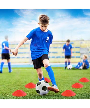 Kids Soccer Goals Set - 2 Portable 4' x 3' Goals with Soccer Ball, for Backyard Training & Youth Games | Outdoor Pop Up Toddler Soccer Net in Black - Buy Online on GoSupps.com