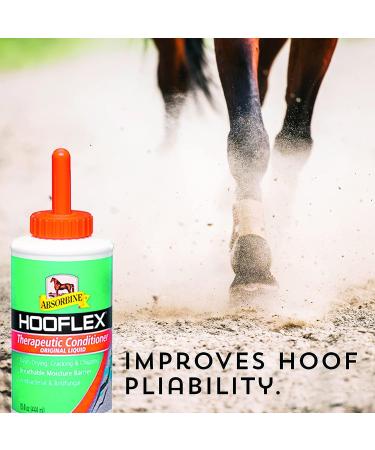 Absorbine Hooflex Therapeutic Conditioner Liquid 15oz with Applicator Brush - Buy Online on GoSupps.com