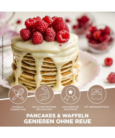 ESN Protein Pancakes & Waffles - Vanilla 908g | 30g Protein/Serving | Muscle Building & Diet | Tested Quality - Made in Germany - Buy Online on GoSupps.com