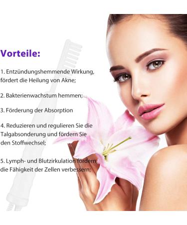 Yorking High Frequency Facial Device - Acne Treatment Electrotherapy Beauty Instrument for Radiant Skin - Buy Online on GoSupps.com