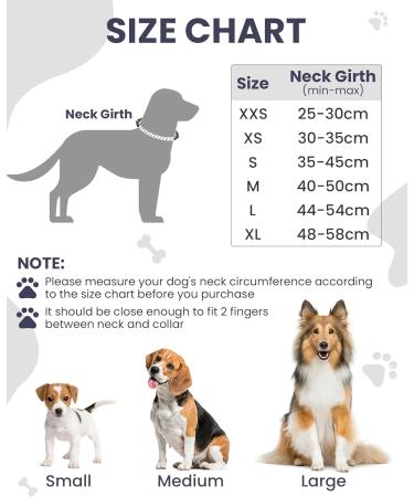 PETTOM Adjustable Nylon Dog Collar - Breathable & Reflective Dog Collar for Small Dogs (S Black) - International Shipping Available - Buy Online on GoSupps.com