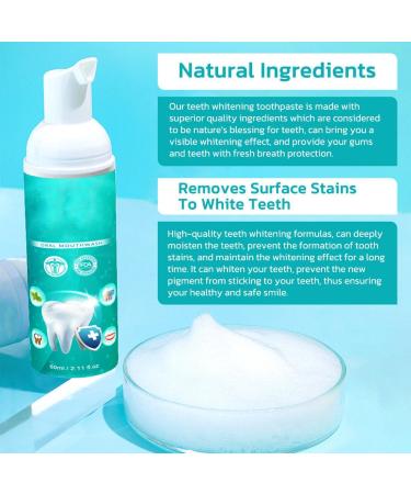 Furzero Smart Smile Mouthwash - Teeth Whitening & Deep Cleaning Dental Foam (2PCS) - Refreshing Breath & Total Care for Oral Health - Buy Online on GoSupps.com