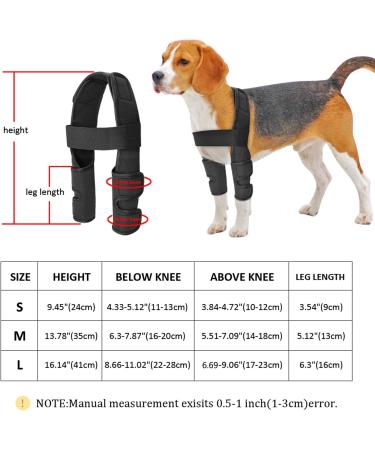 PETCUTE Dog Hock Brace for Dogs Knee Pads Dog Rear Leg Support Dog for Injury Arthritis Healing(1 Pair) - Buy Online on GoSupps.com