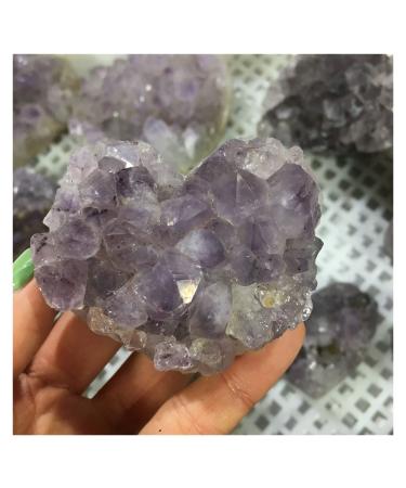Natural Crystal Rough Natural Crystal Rough Natural Amethyst Quartz Purple Crystal Cluster Stones Specimen Home Decoration Crafts Decoration Ornament (Size : 100-150g) (Size : 100-150g)