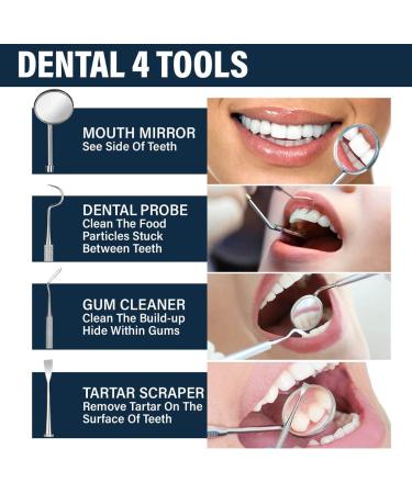 Temporary Tooth Repair Kit with Mirror Tools for Missing & Broken Teeth - Replacement Dentures - Buy Online on GoSupps.com