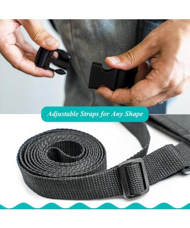 Urine Drainage Bag Holder for Dialysis & Incontinence - Adjustable Strap & Catheter Pipe Cover - Buy Online on GoSupps.com