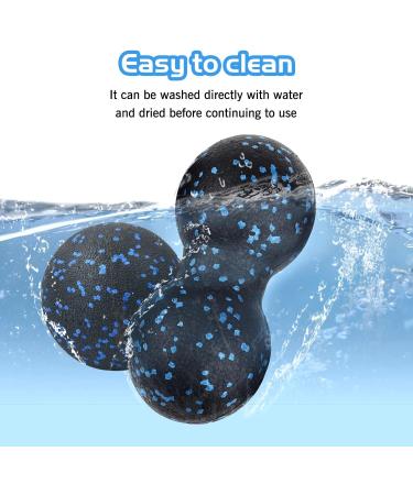 Fascia Ball Set - 2-Piece Massage Ball Set for Feet Peanut & 7cm Balls - Muscle Relaxation & Pain Relief - Buy Online on GoSupps.com