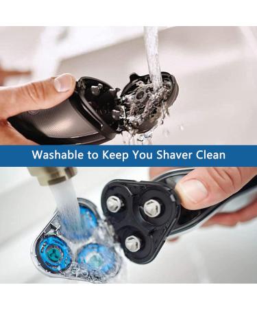 HQ8 Replacement Heads for Philips Electric Shavers | Compatible with Norelco Aquatec HQ8 Series | 6-Pack Razor Blades Upgrade - Buy Online on GoSupps.com