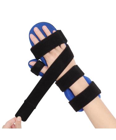 Resting Hand Splint Night Sleeping Carpal Tunnel Wrist & Finger Splint Stroke Hand Brace with Finger Support for Finger Contractures Tendonitis Arthritis Fits Left and Right Hands M Version 3 updated MESH Mesh-M