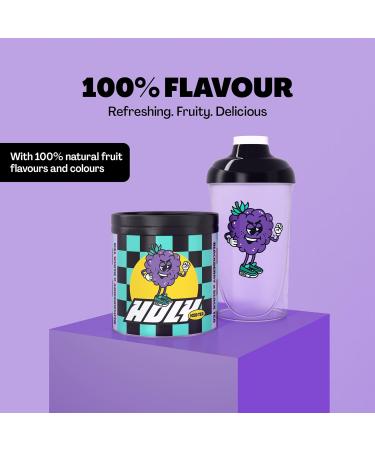 HOLY Iced Tea Blackberry x Black Tea | 50 portions with antioxidants & superfoods | Sugar-free iced tea with Relax formula | Vegan with 100% natural fruit flavours Blackberry 350 g (Pack of 1) - Buy Online on GoSupps.com