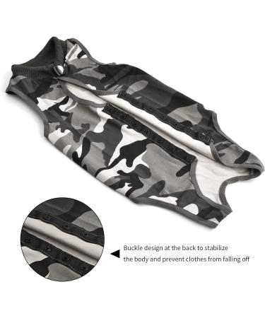 heavenlife Cat Camouflage Recovery Suit Pet Surgery Suit Pet Physiological Clothes Cat Onesie Anti Licking Vest Shirt Cone E-Collar Alternative Bodysuit for Abdominal Wounds Skin Diseases (L) - Buy Online on GoSupps.com