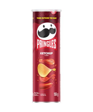 Pringles Potato Chips, Ketchup, 156 Grams/5.50oz Imported from Canada Potato Ketchup 5.5 Ounce (Pack of 1) - Buy Online on GoSupps.com