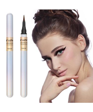 Fine Tip Liquid Eyeliner liquid eyeliner Waterproof Fine Tip Matte Eye Liner Pens Quick Drying Long-lasting Highly Pigmented Liquid Eye Liners Eye Shapes Halloween Makeup Shows Women